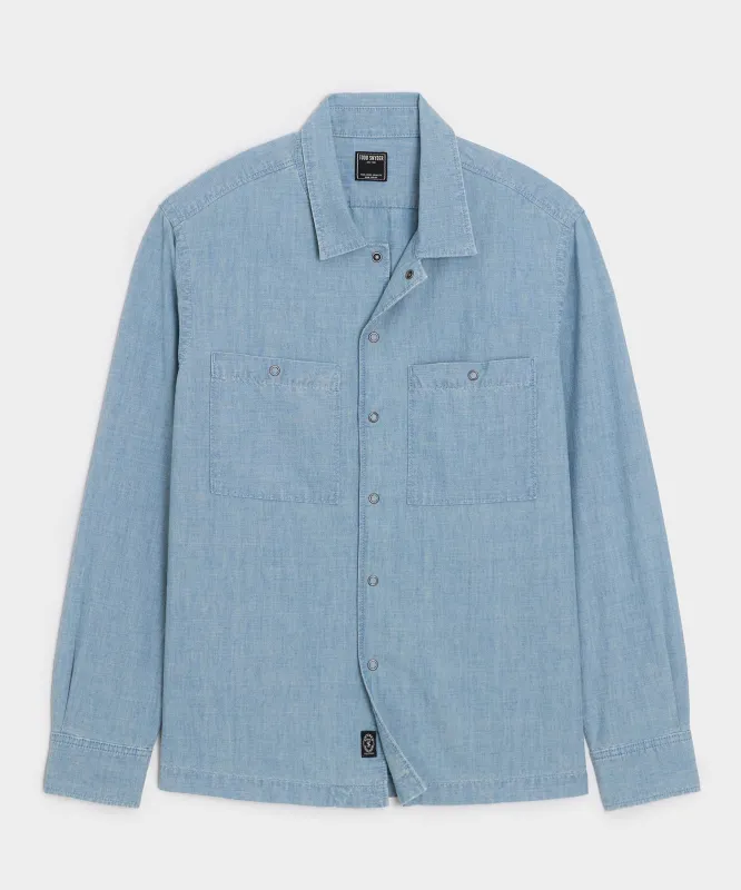 Chambray Mechanic Shirt sold by Todd Snyder