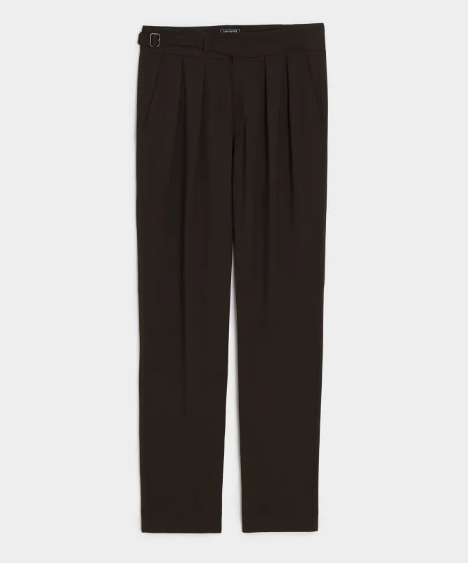 Italian Gabardine Single Belt Gurkha Trouser sold by Todd Snyder