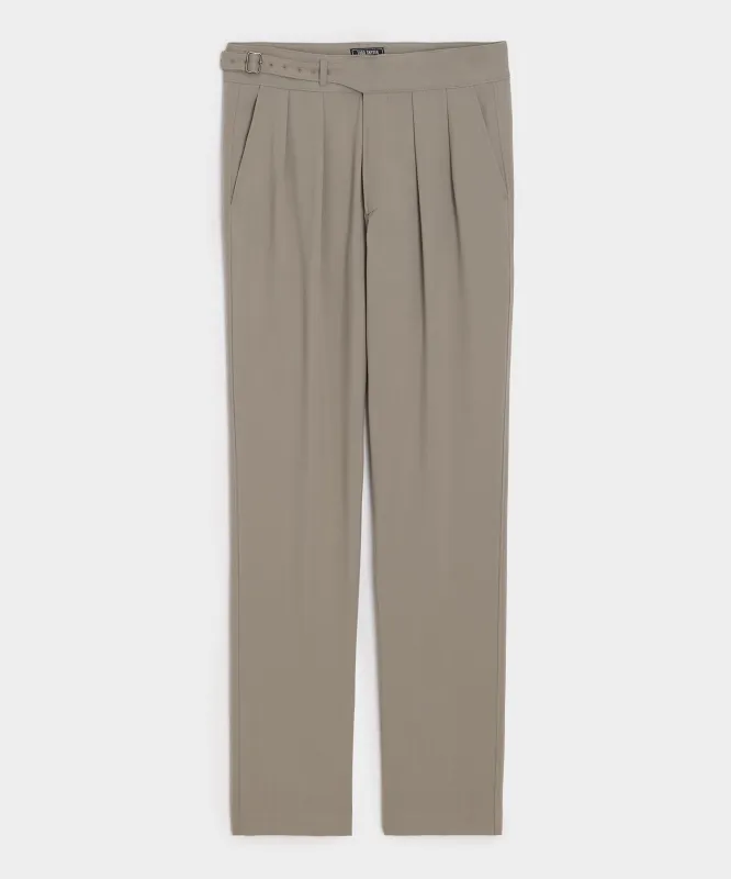 Italian Gabardine Single Belt Gurkha Trouser sold by Todd Snyder