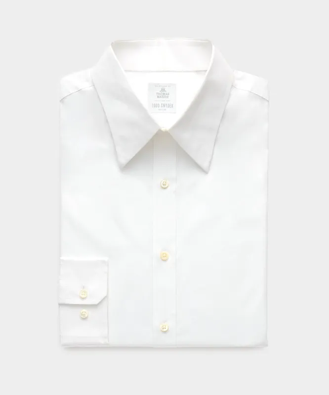 Poplin Long Point Collar Dress Shirt sold by Todd Snyder