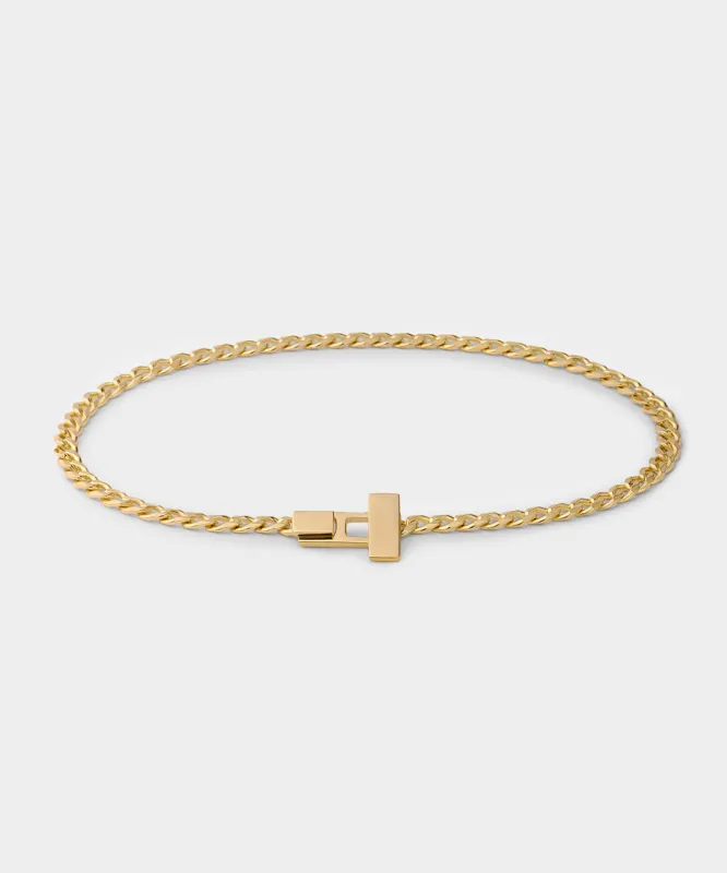 Miansai Gold Vermeil Bode Chain Bracelet sold by Todd Snyder