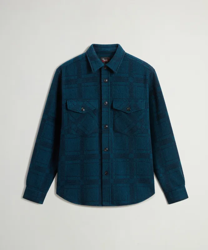 Todd Snyder x Woolrich Cashmere Plaid Overshirt sold by Todd Snyder