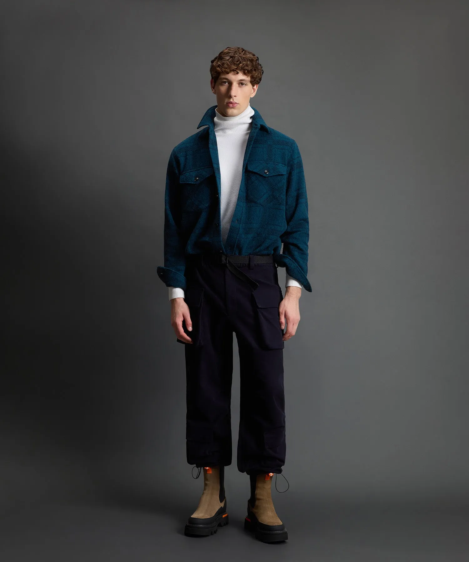 Todd Snyder x Woolrich Cashmere Plaid Overshirt sold by Todd Snyder product image thumbnail 3