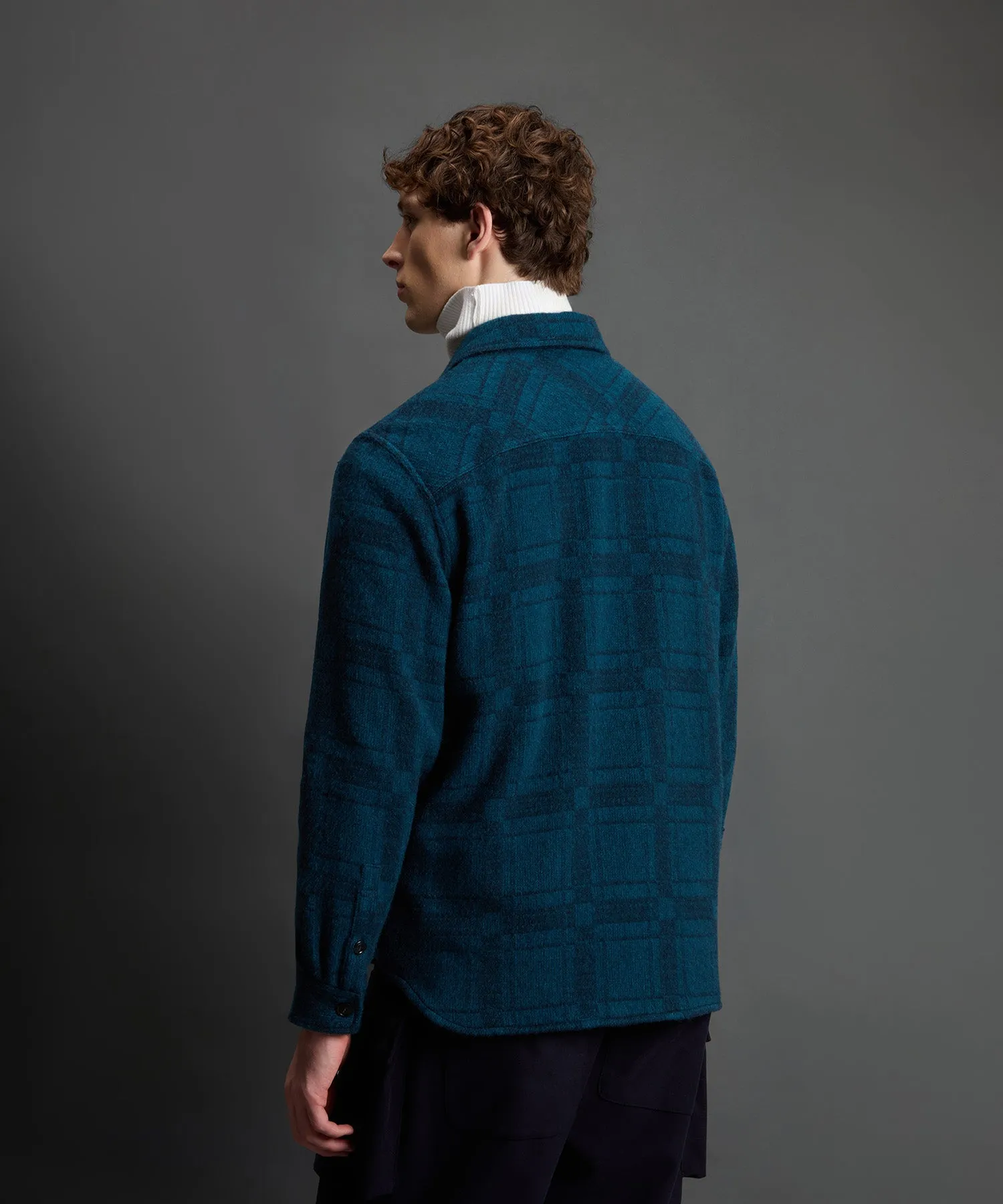 Todd Snyder x Woolrich Cashmere Plaid Overshirt sold by Todd Snyder product image thumbnail 4