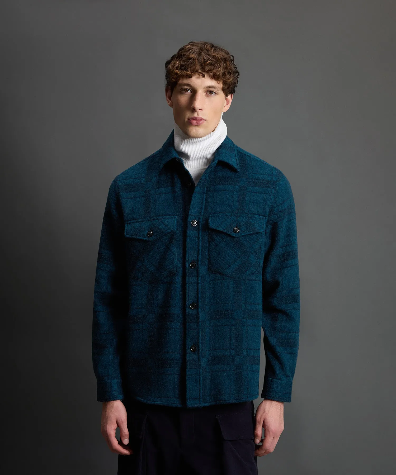 Todd Snyder x Woolrich Cashmere Plaid Overshirt sold by Todd Snyder product image thumbnail 2