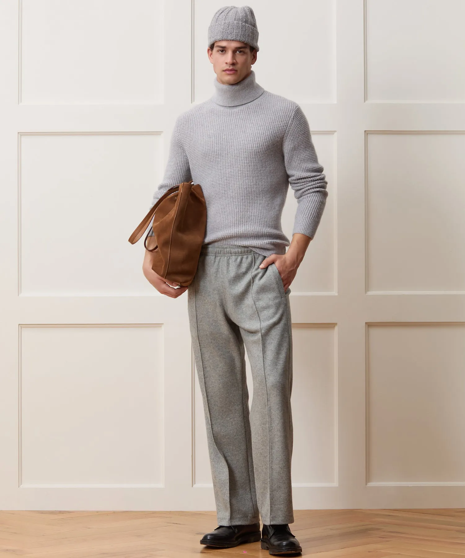 Relaxed Camel-Cashmere Lounge Pant sold by Todd Snyder product image thumbnail 2
