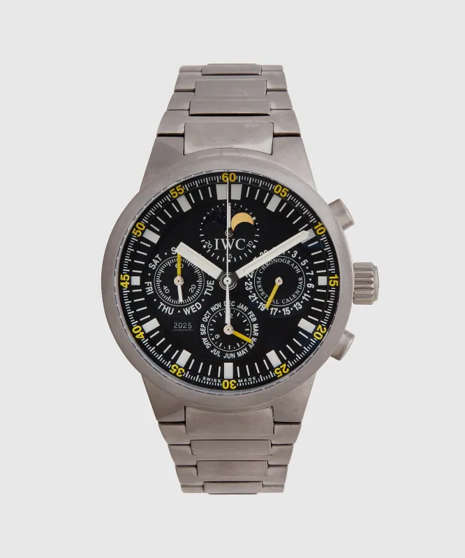 2004 IWC Perpetual Calendar Titanium Chronograph Watch sold by Todd Snyder