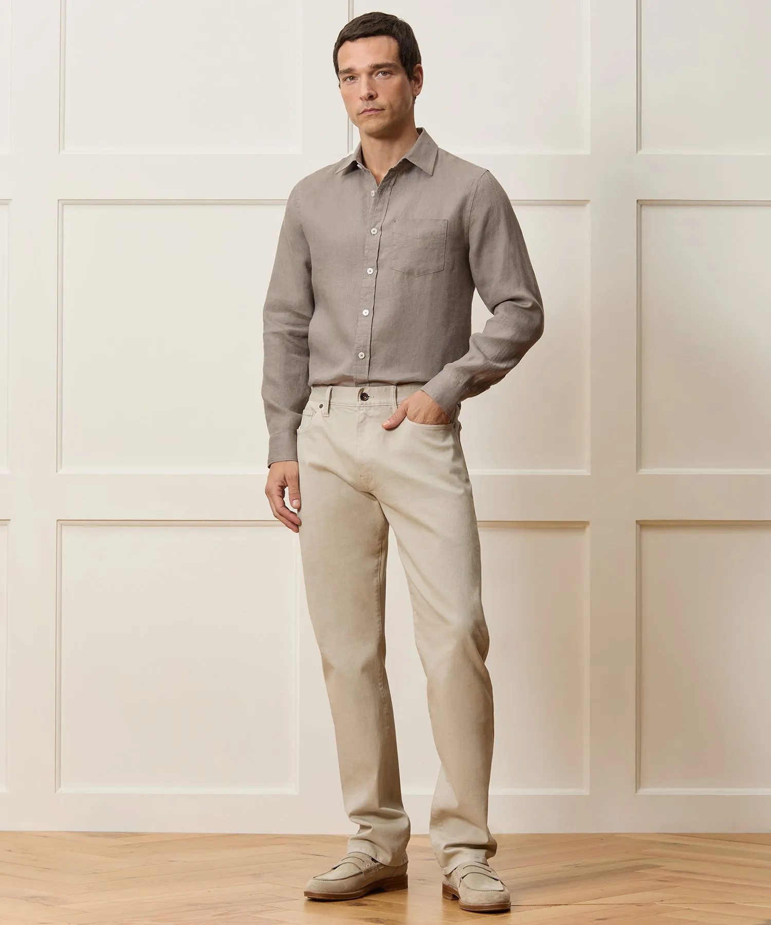 Straight Fit 5-Pocket Chino sold by Todd Snyder product image thumbnail 3