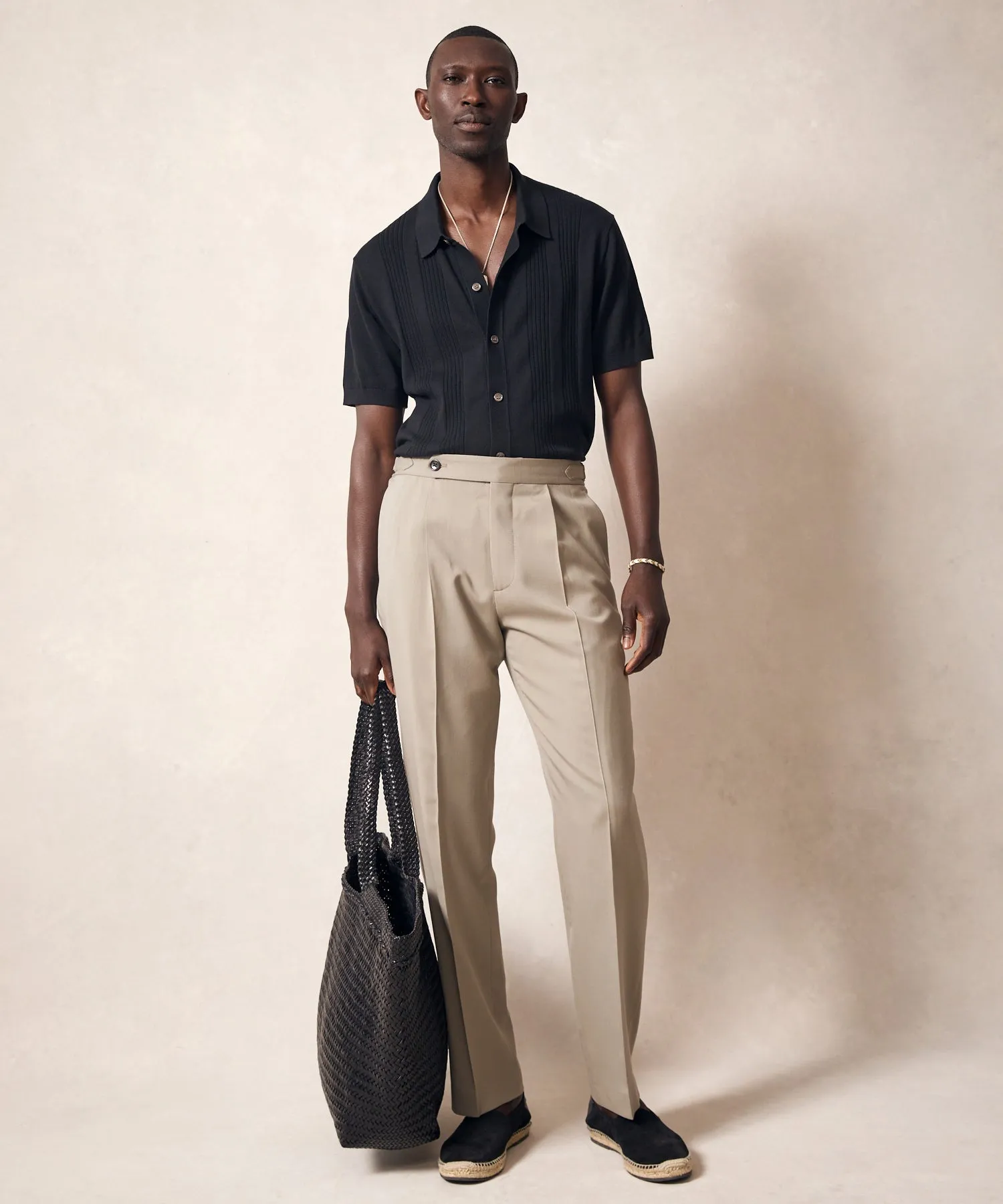 Italian Gabardine Side Tab Trouser sold by Todd Snyder product image thumbnail 2