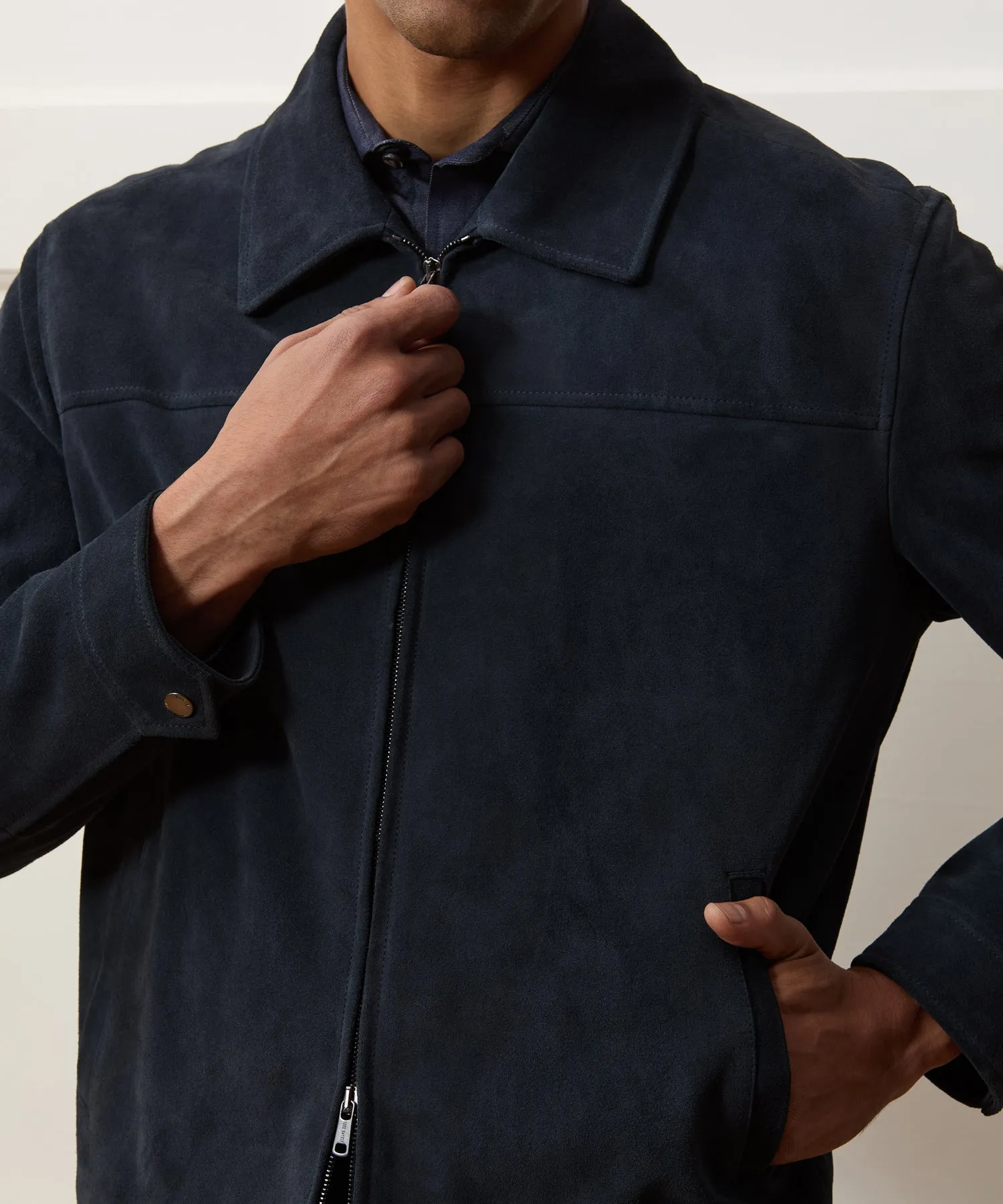 Italian Suede Grant Jacket sold by Todd Snyder product image thumbnail 5