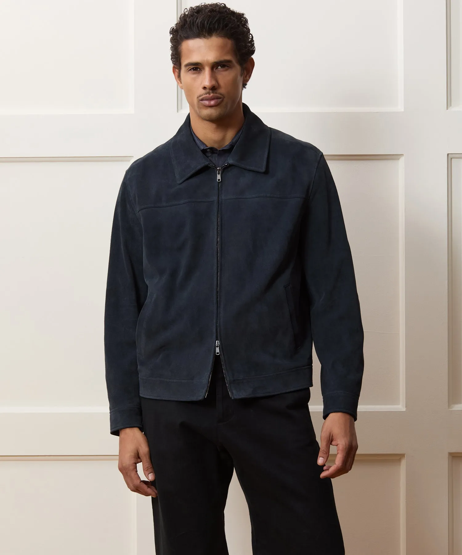 Italian Suede Grant Jacket sold by Todd Snyder product image thumbnail 2