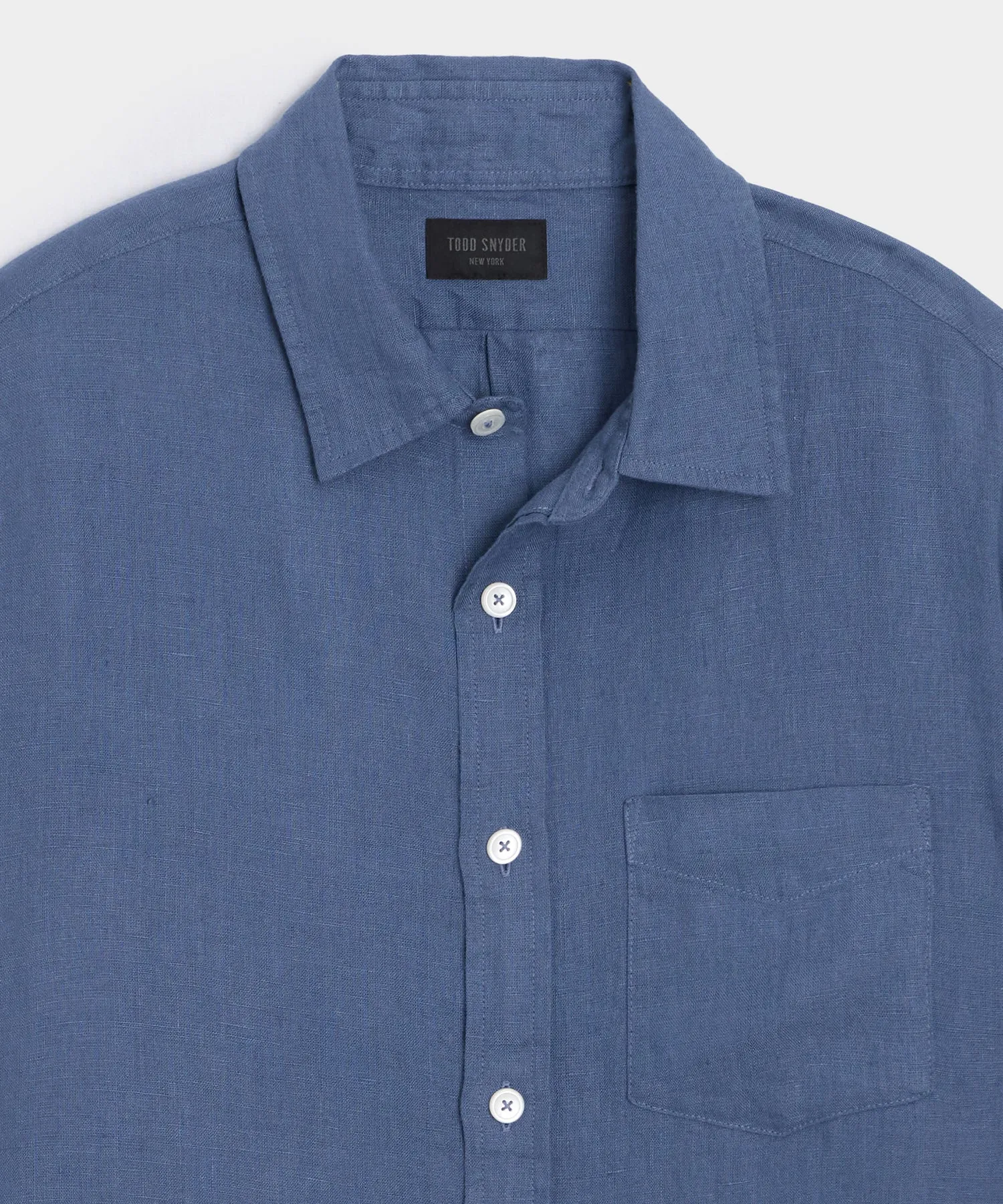 Slim Sea Soft Irish Linen Point Collar Shirt sold by Todd Snyder product image thumbnail 2