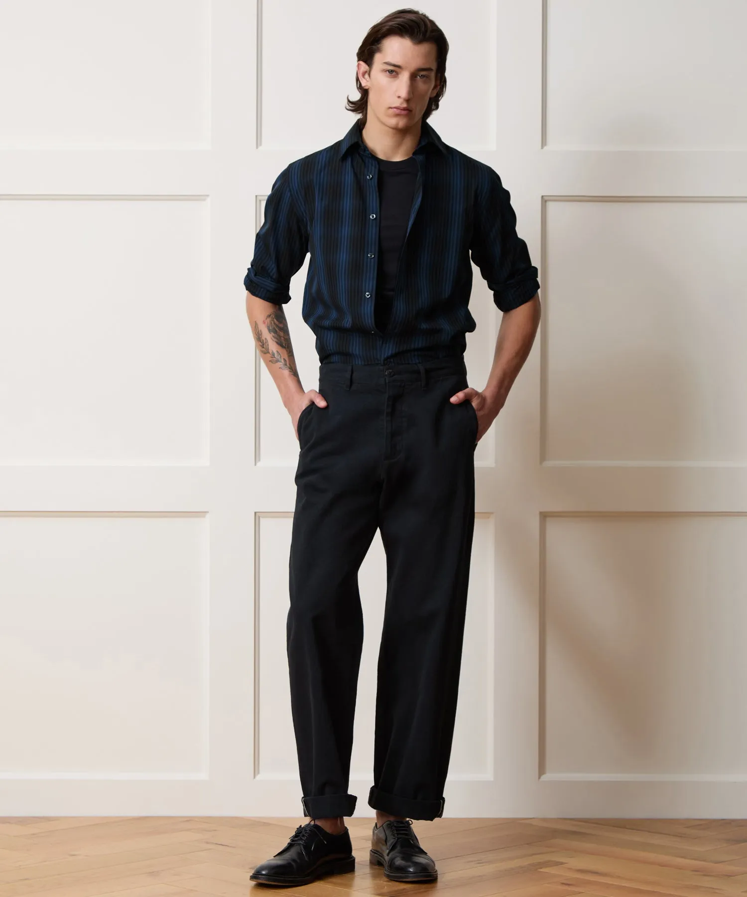 Poplin Sport Shirt sold by Todd Snyder product image thumbnail 3