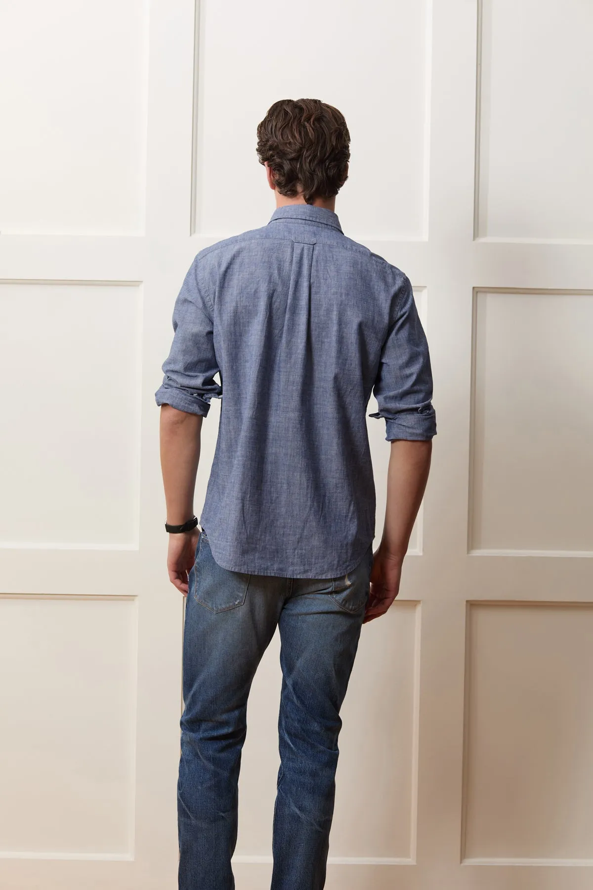 Chambray Sport Shirt sold by Todd Snyder product image thumbnail 5