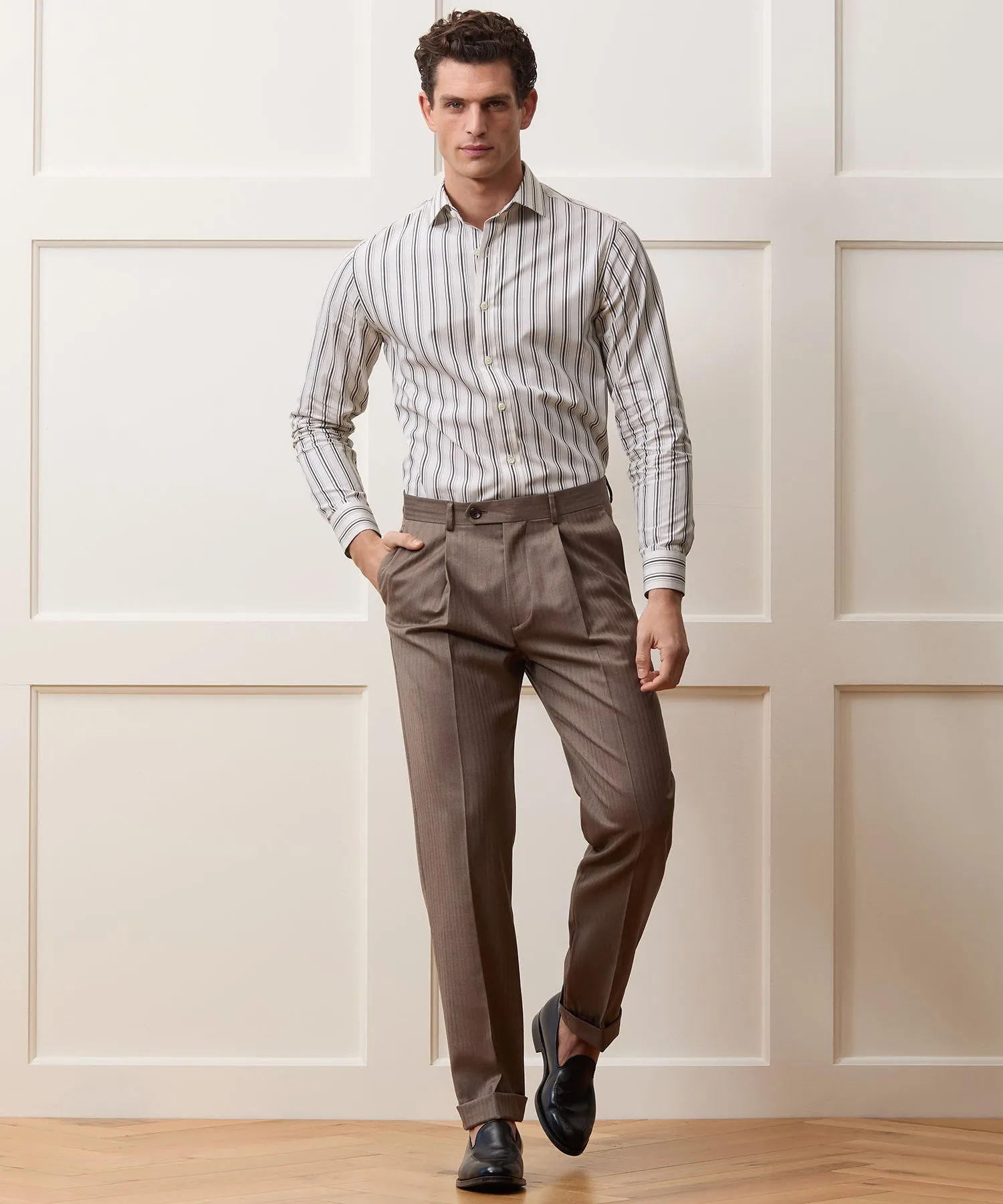 End-On-End Poplin Dress Shirt sold by Todd Snyder product image thumbnail 3