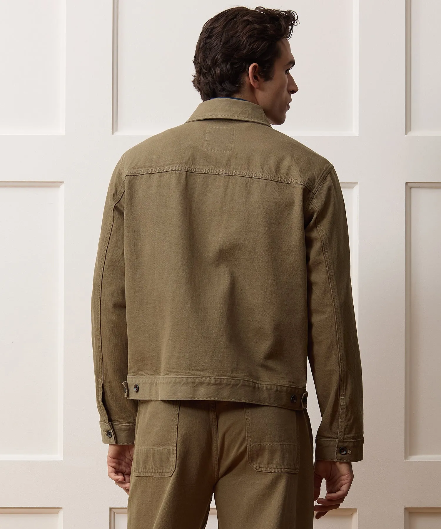 Boxy Denim Jacket sold by Todd Snyder product image thumbnail 5