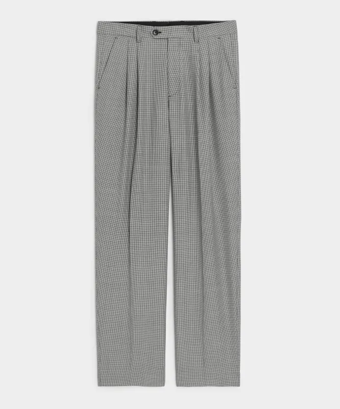 Italian Wool Houndstooth Wythe Trouser sold by Todd Snyder