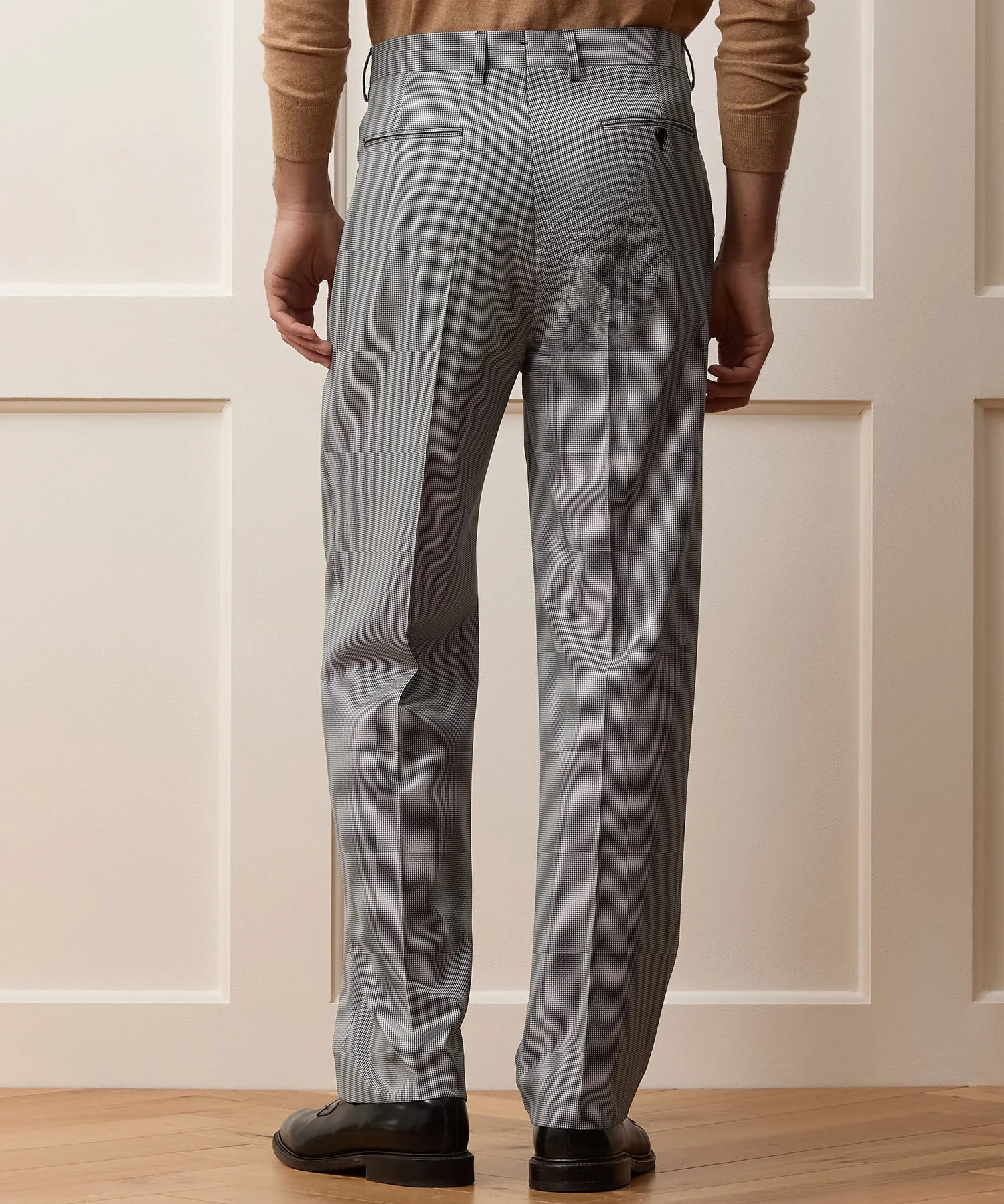 Italian Wool Houndstooth Wythe Trouser sold by Todd Snyder product image thumbnail 4