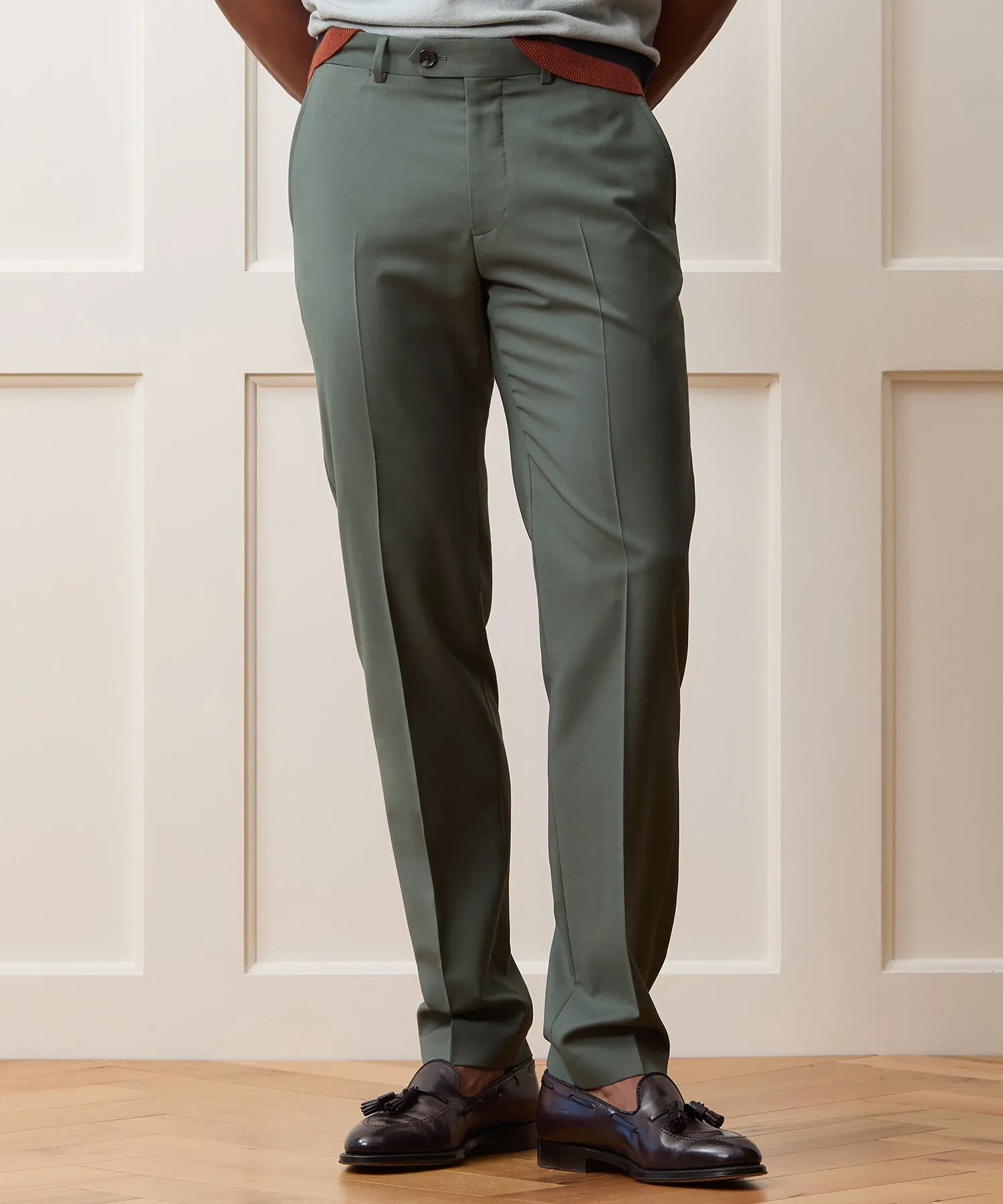 Italian Wool Mohair Sutton Trouser sold by Todd Snyder product image thumbnail 2