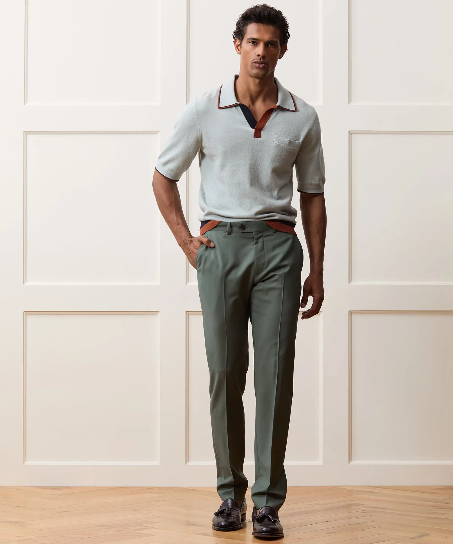 Italian Wool Mohair Sutton Trouser sold by Todd Snyder product image thumbnail 3