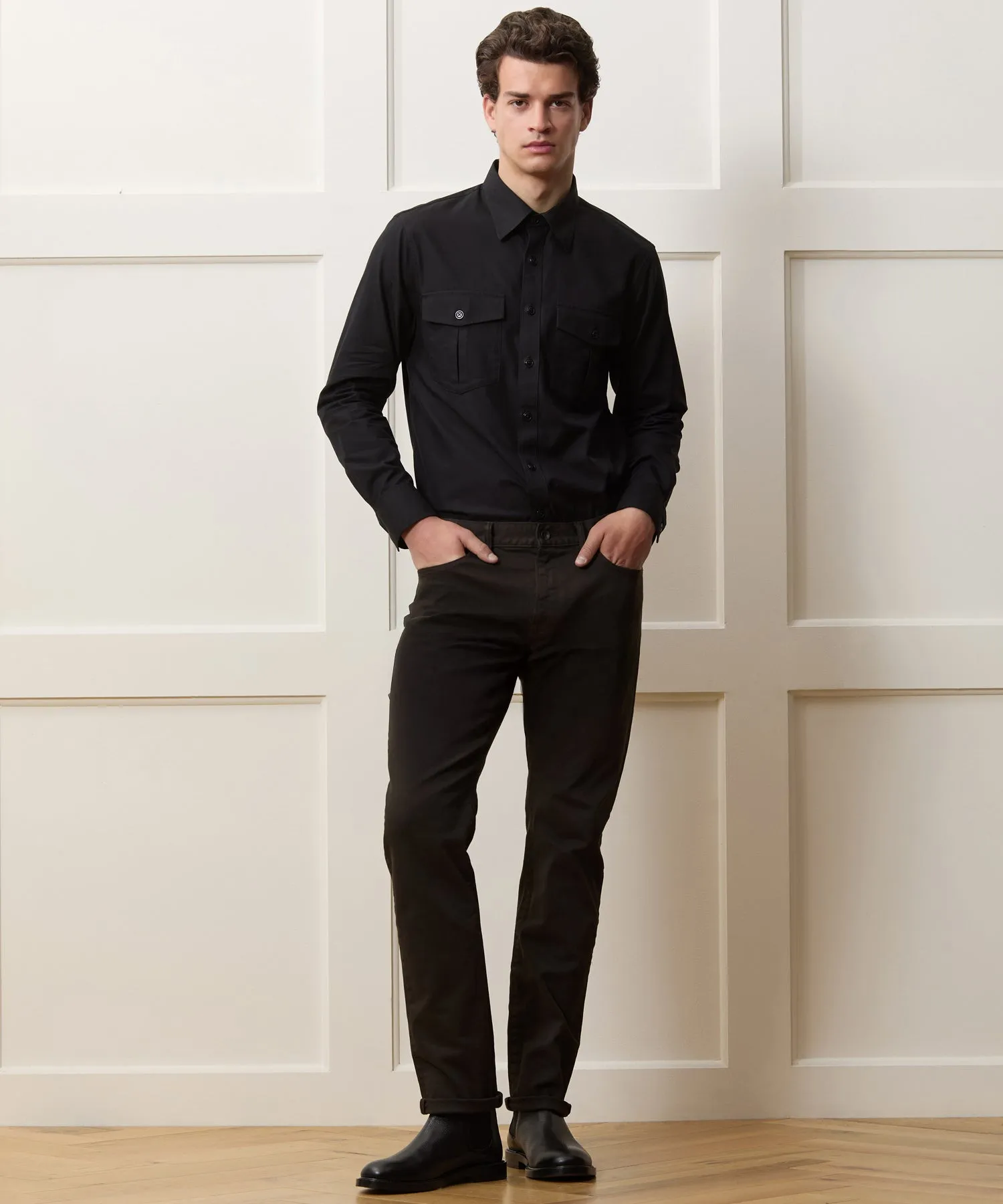 Slim Fit 5-Pocket Chino sold by Todd Snyder product image thumbnail 4