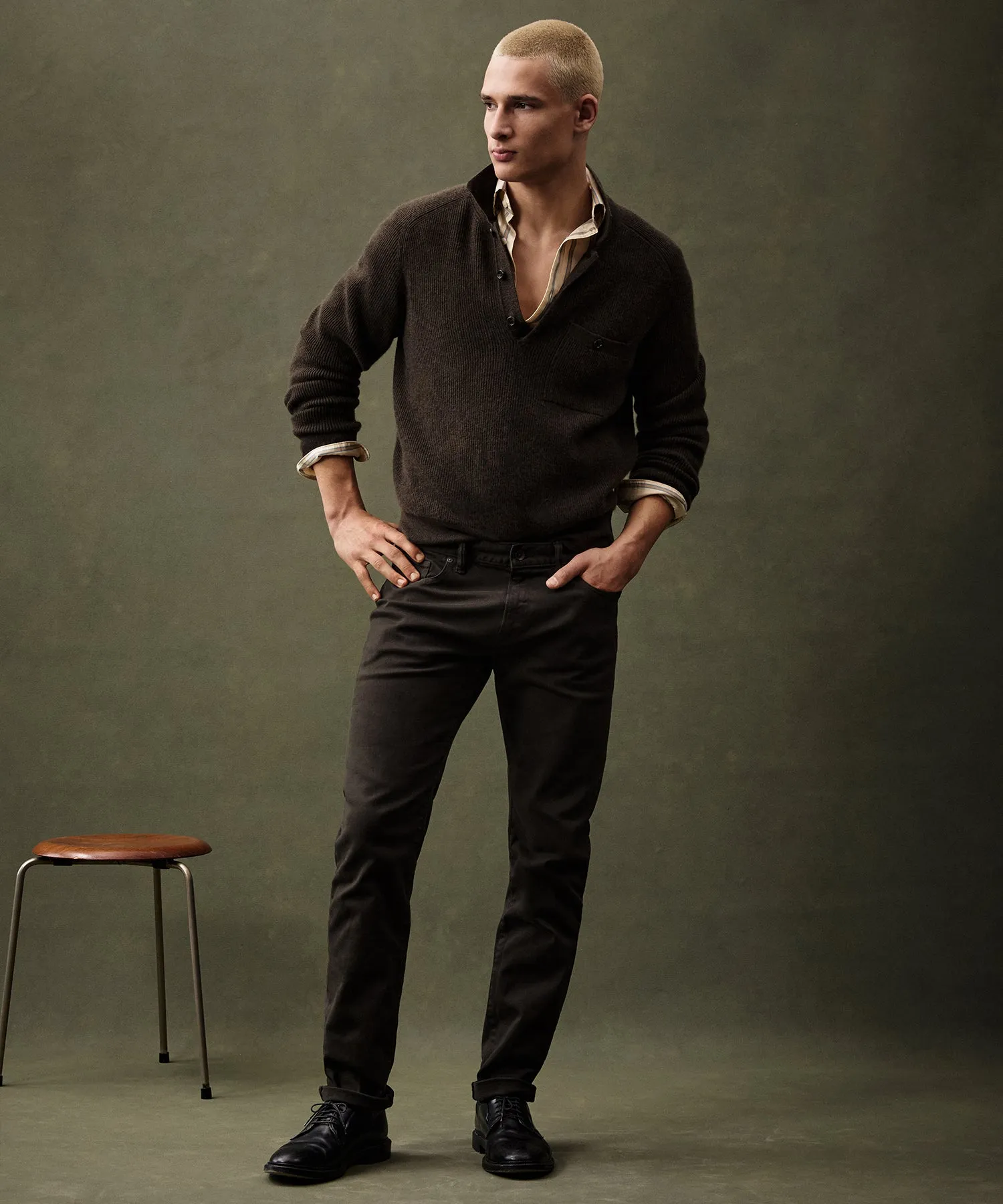 Slim Fit 5-Pocket Chino sold by Todd Snyder product image thumbnail 2