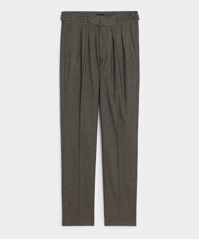 Italian Heathered Cotton Gurkha Trouser sold by Todd Snyder