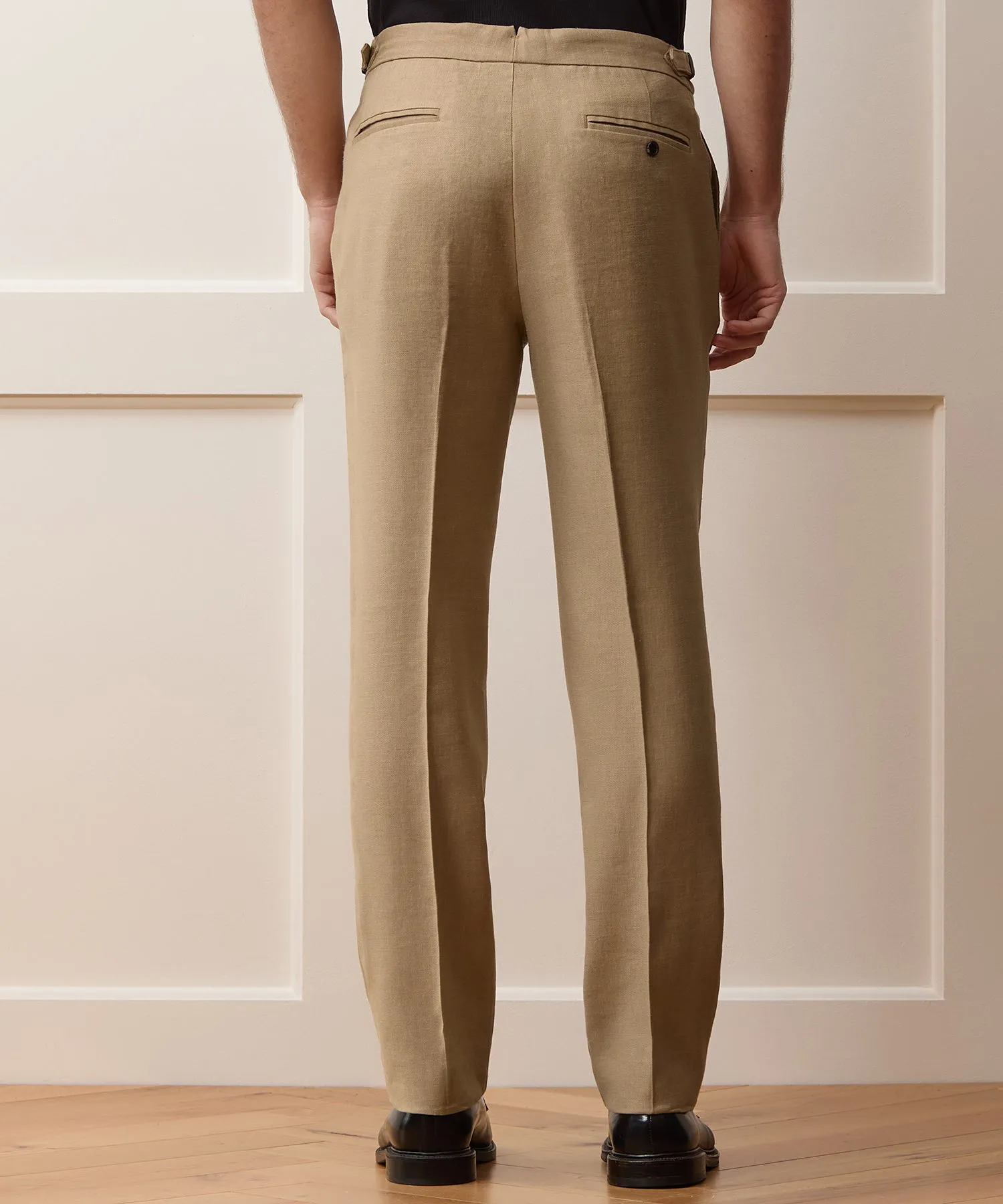 Italian Linen Side Tab Trouser sold by Todd Snyder product image thumbnail 5