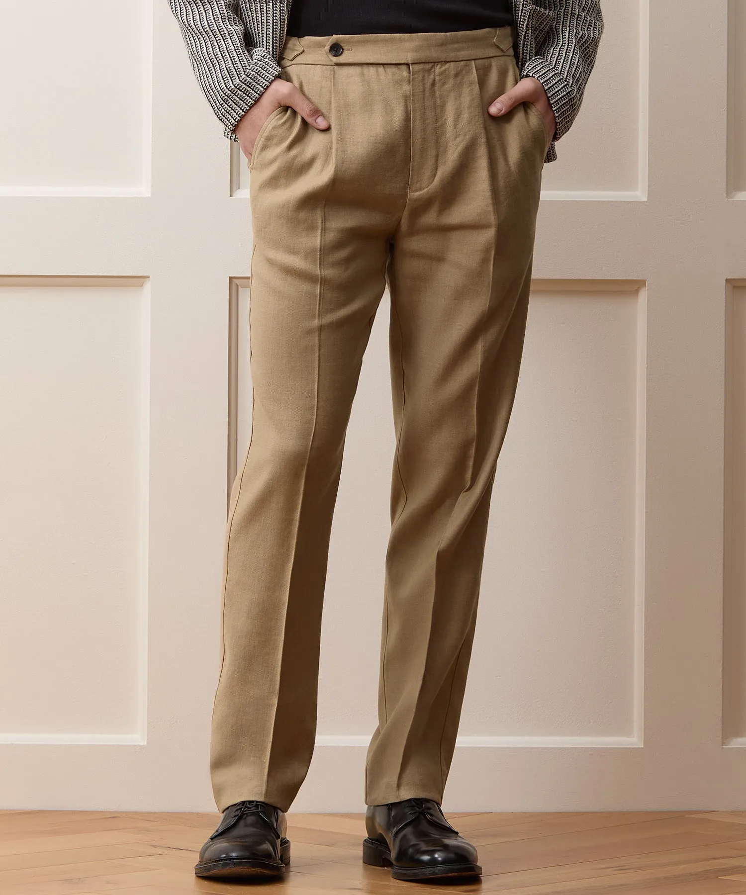 Italian Linen Side Tab Trouser sold by Todd Snyder product image thumbnail 2