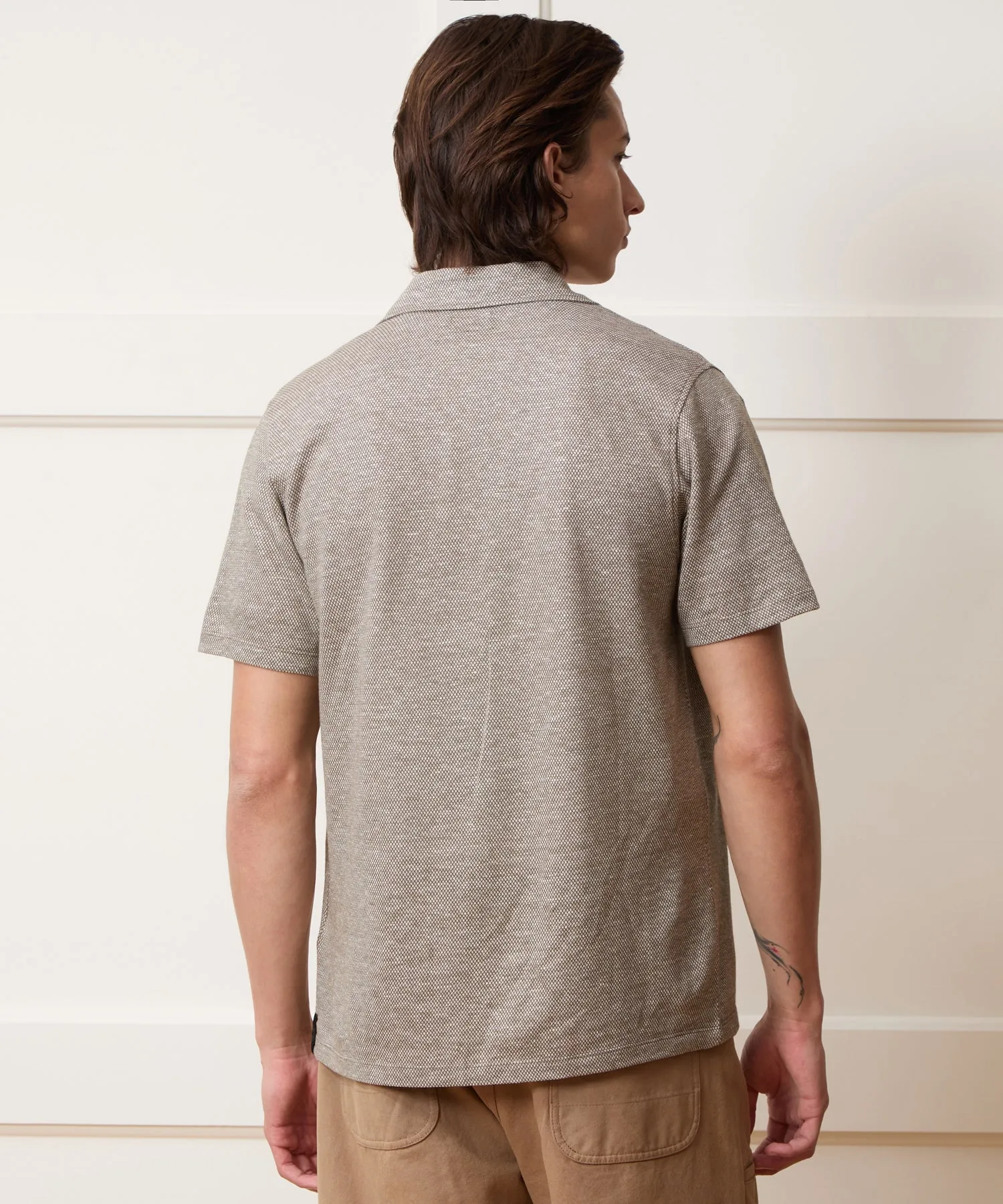 Cotton Jacquard Shirt sold by Todd Snyder product image thumbnail 5
