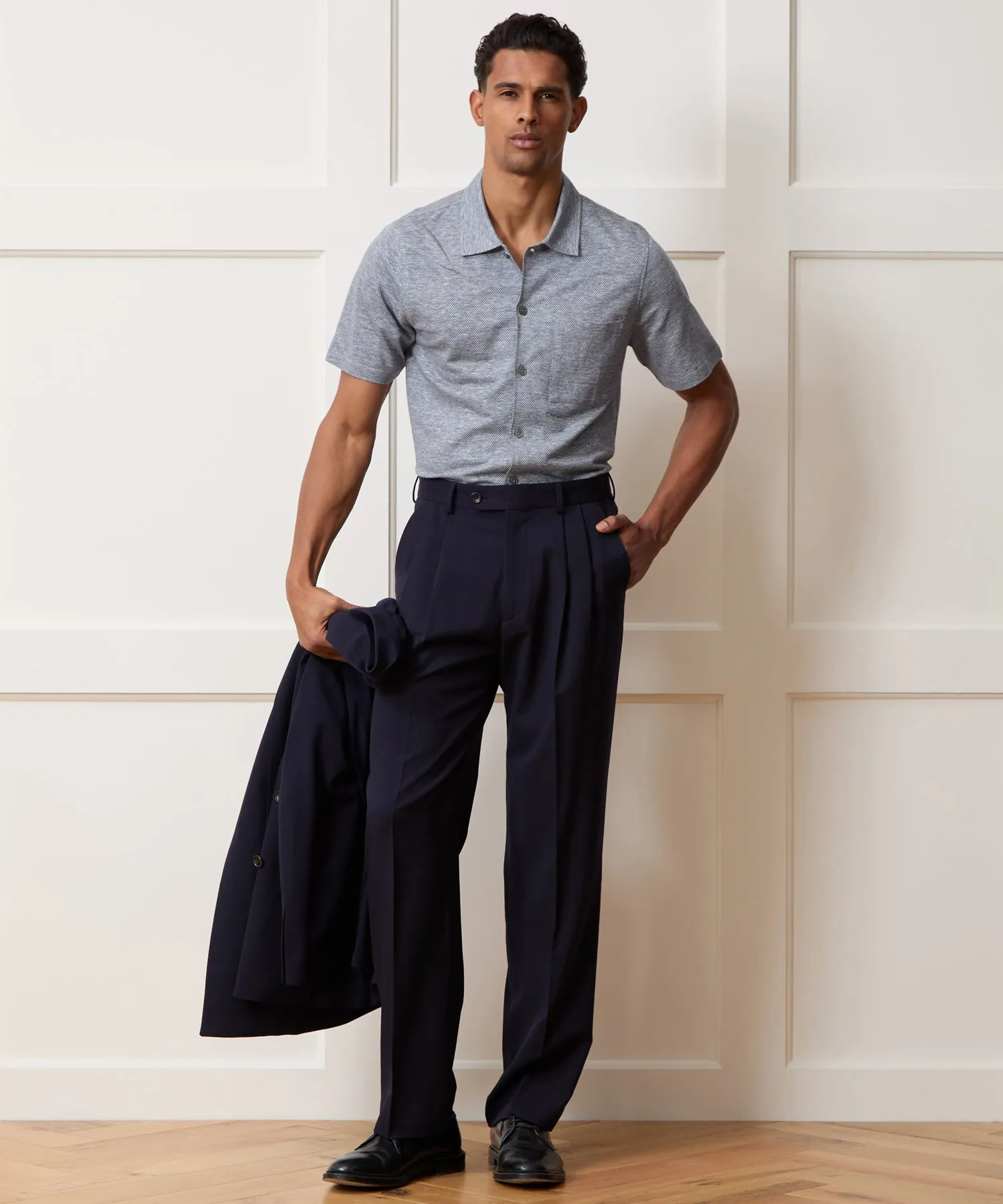 Cotton Jacquard Shirt sold by Todd Snyder product image thumbnail 3