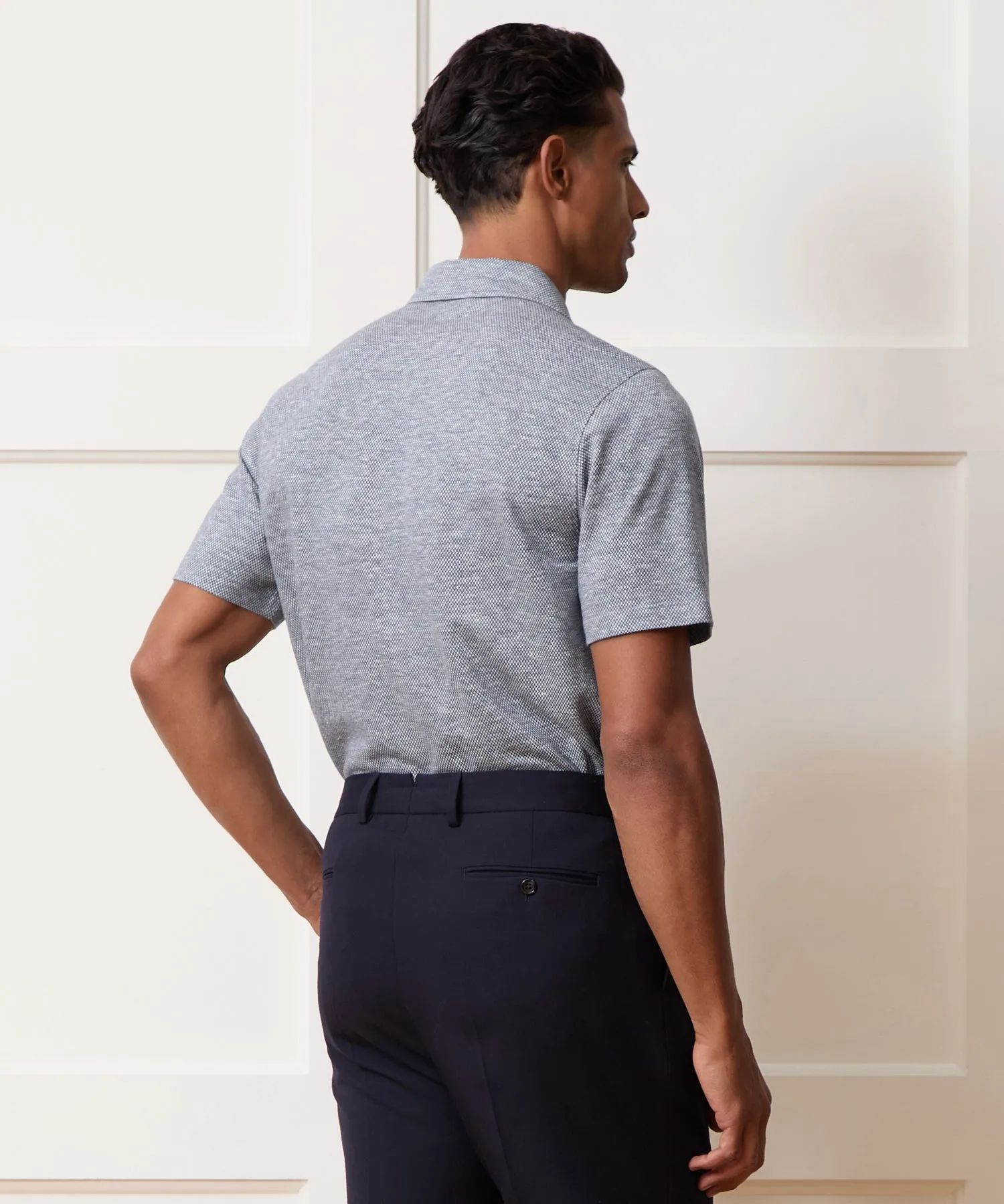 Cotton Jacquard Shirt sold by Todd Snyder product image thumbnail 5