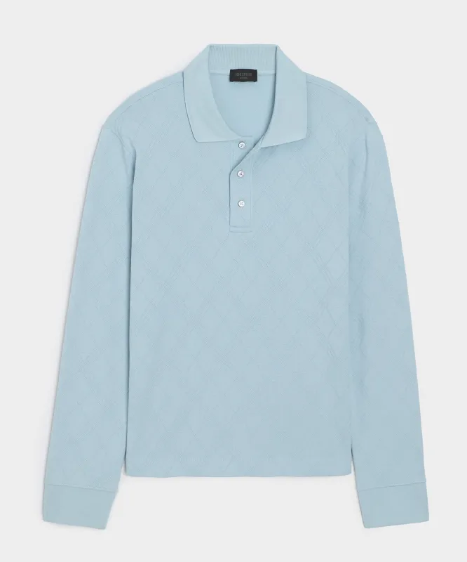 Cotton Jacquard Polo sold by Todd Snyder