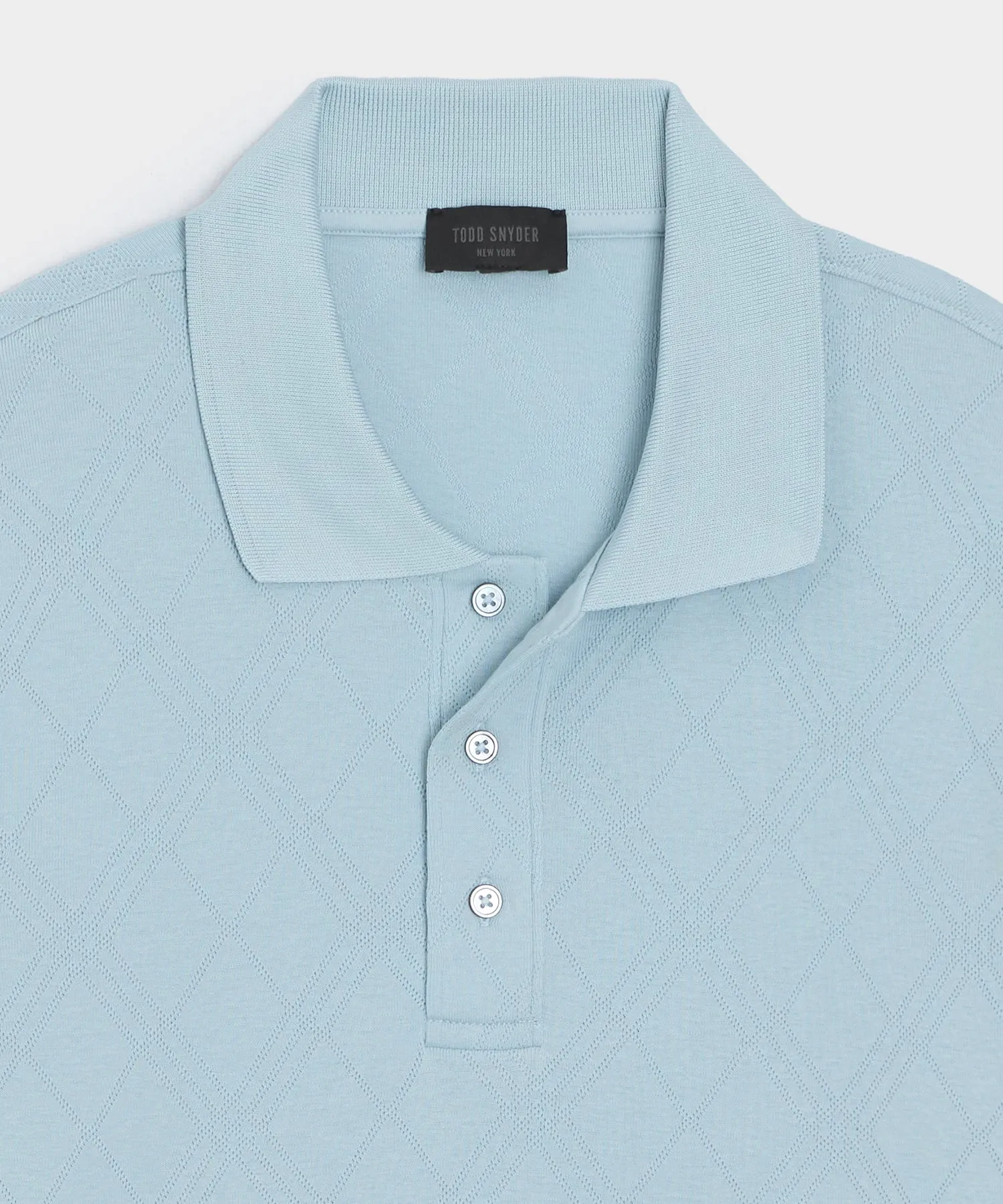 Cotton Jacquard Polo sold by Todd Snyder product image thumbnail 2