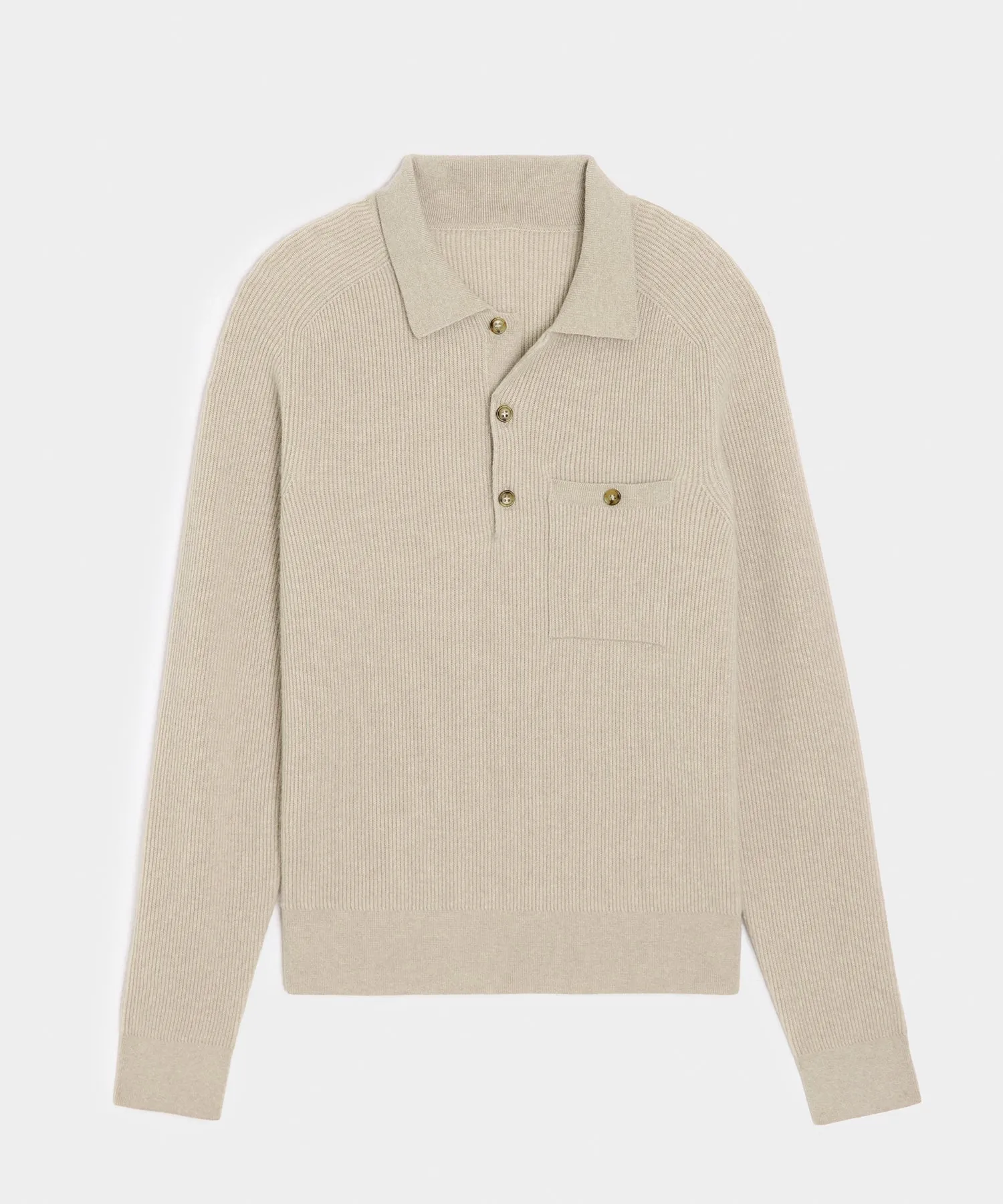 Made in Italy Cashmere Sweater Polo sold by Todd Snyder