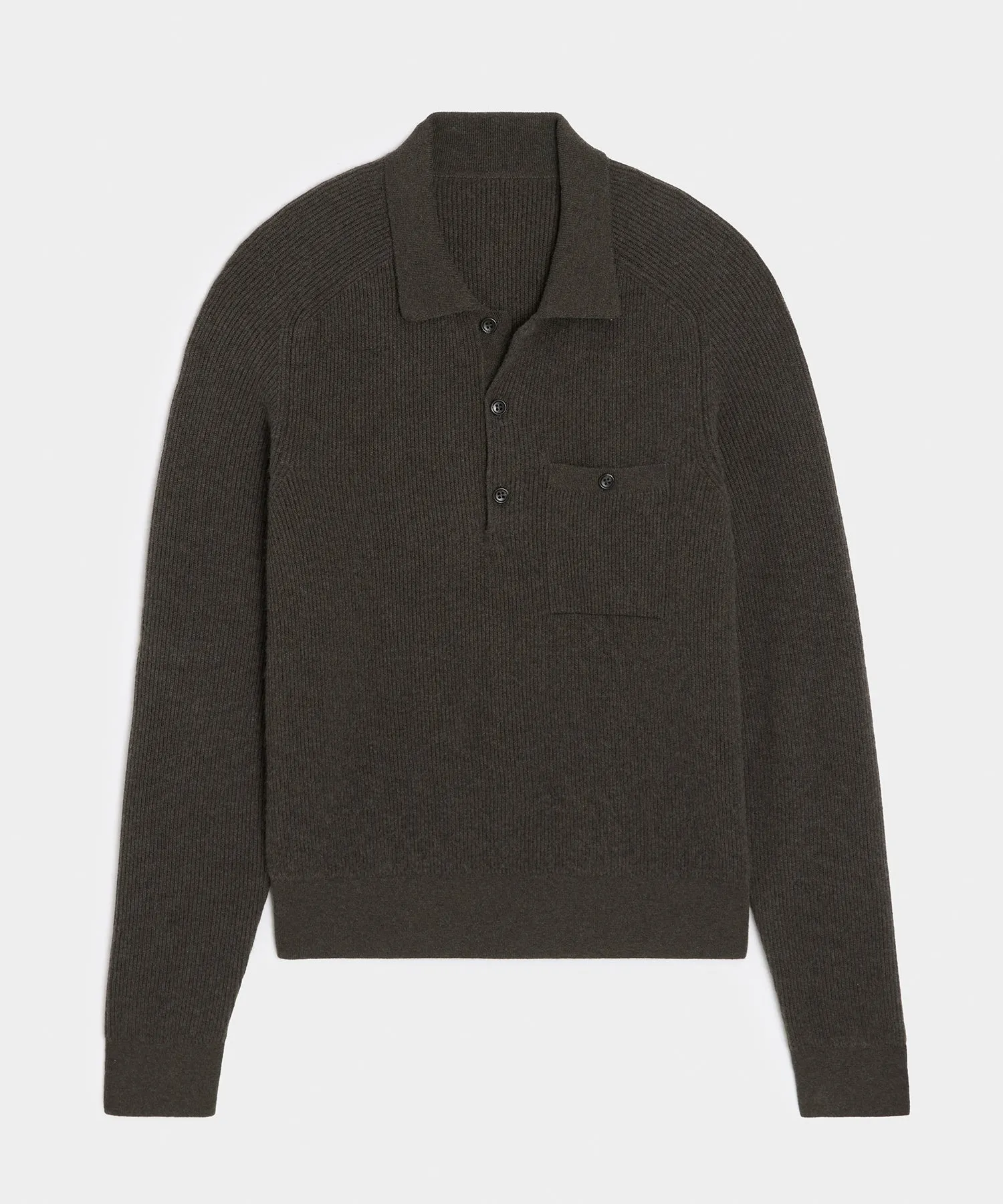 Made in Italy Cashmere Sweater Polo sold by Todd Snyder