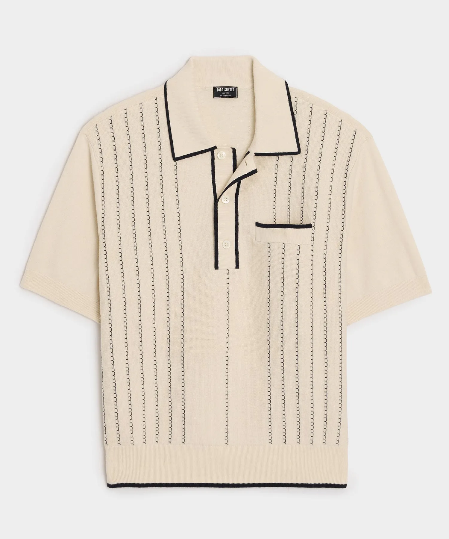 Cyprus Sweater Polo sold by Todd Snyder