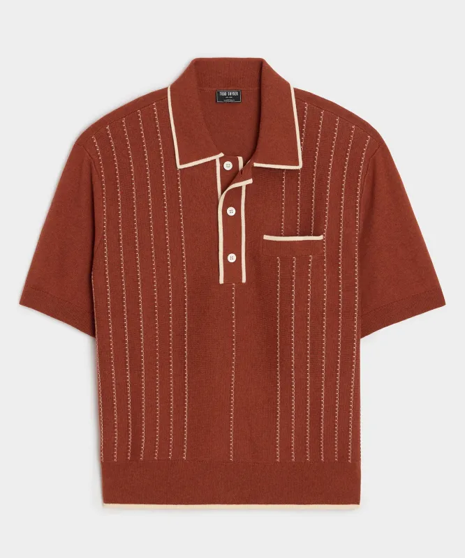 Cyprus Sweater Polo sold by Todd Snyder