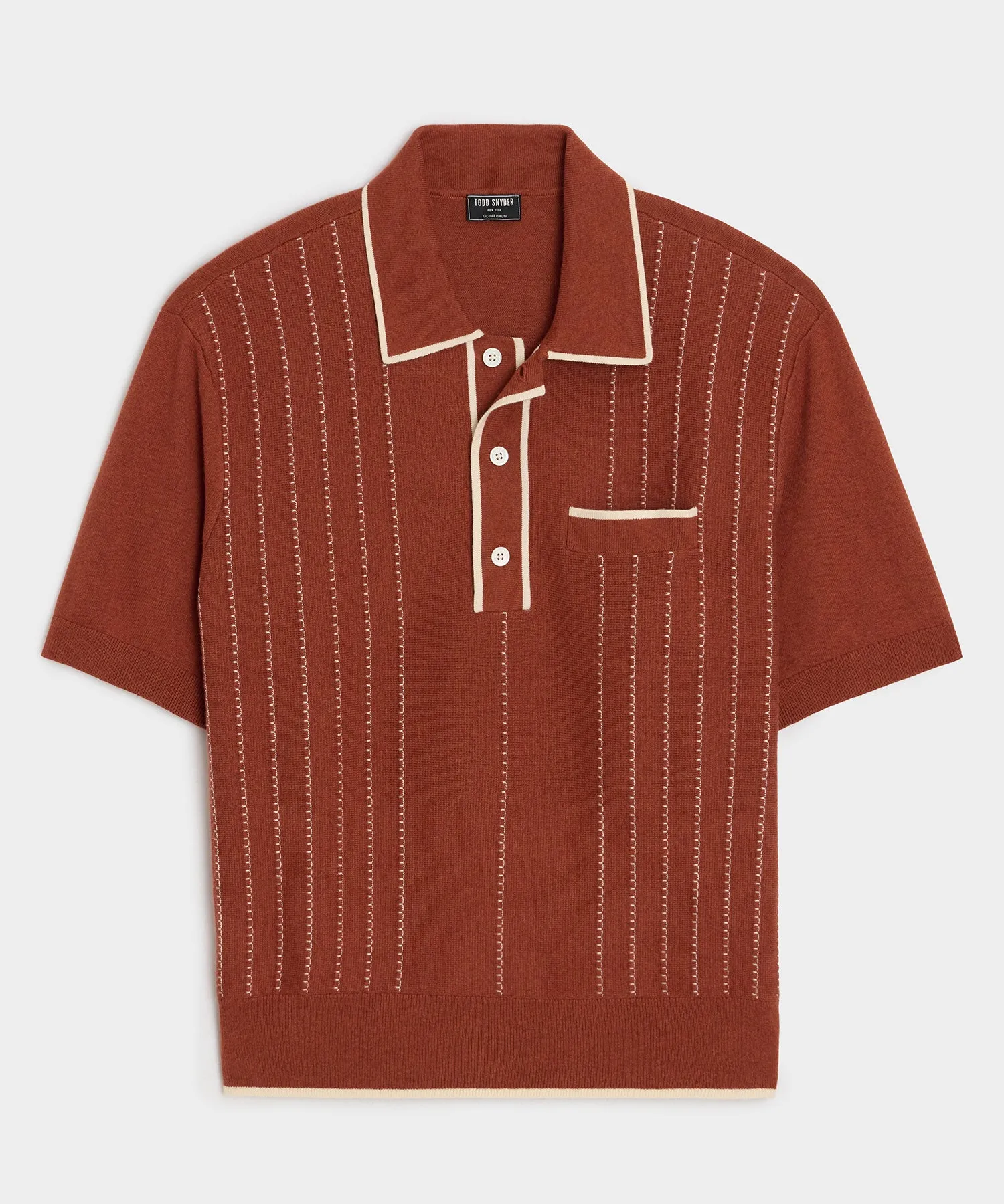 Cyprus Sweater Polo sold by Todd Snyder