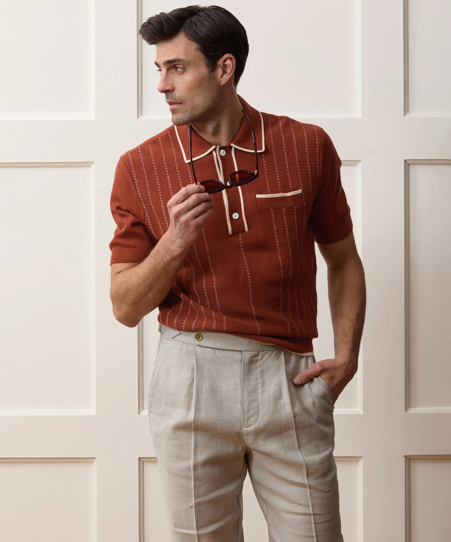 Cyprus Sweater Polo sold by Todd Snyder product image thumbnail 2