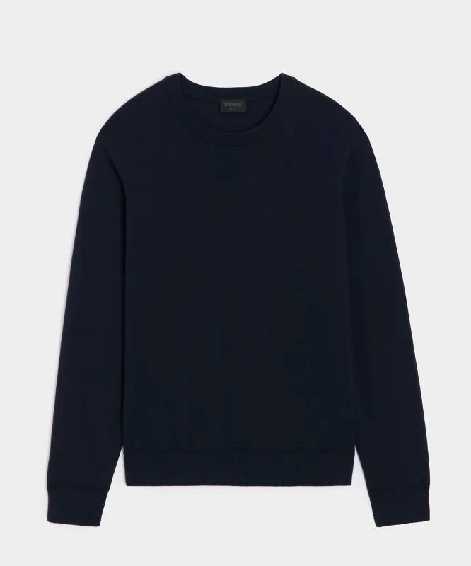 Cotton-Cashmere Crewneck Sweater sold by Todd Snyder