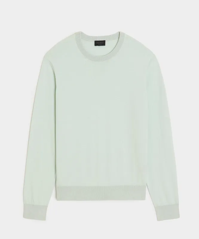 Cotton-Cashmere Crewneck Sweater made by Todd Snyder