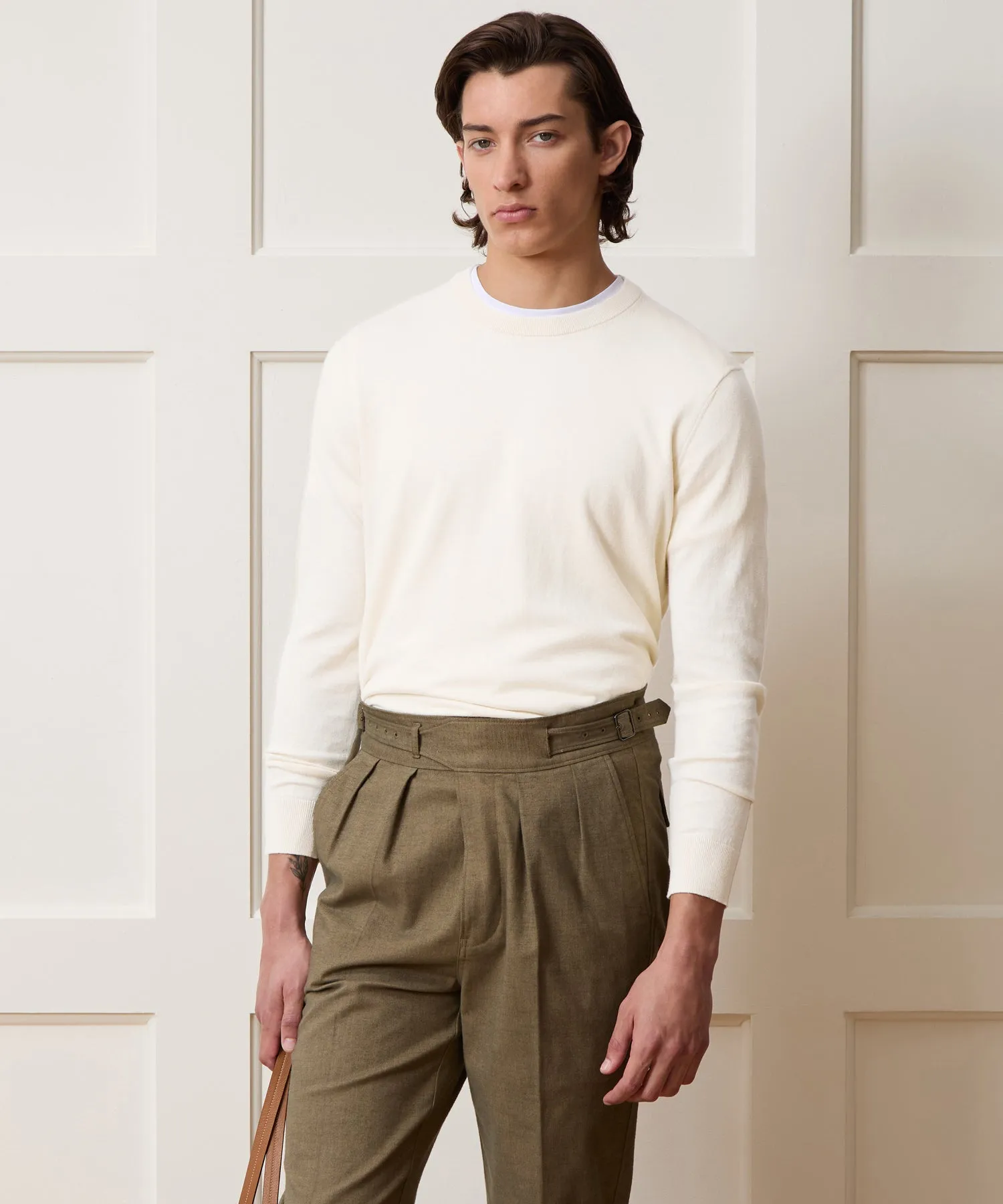 Cotton-Cashmere Crewneck Sweater sold by Todd Snyder product image thumbnail 2