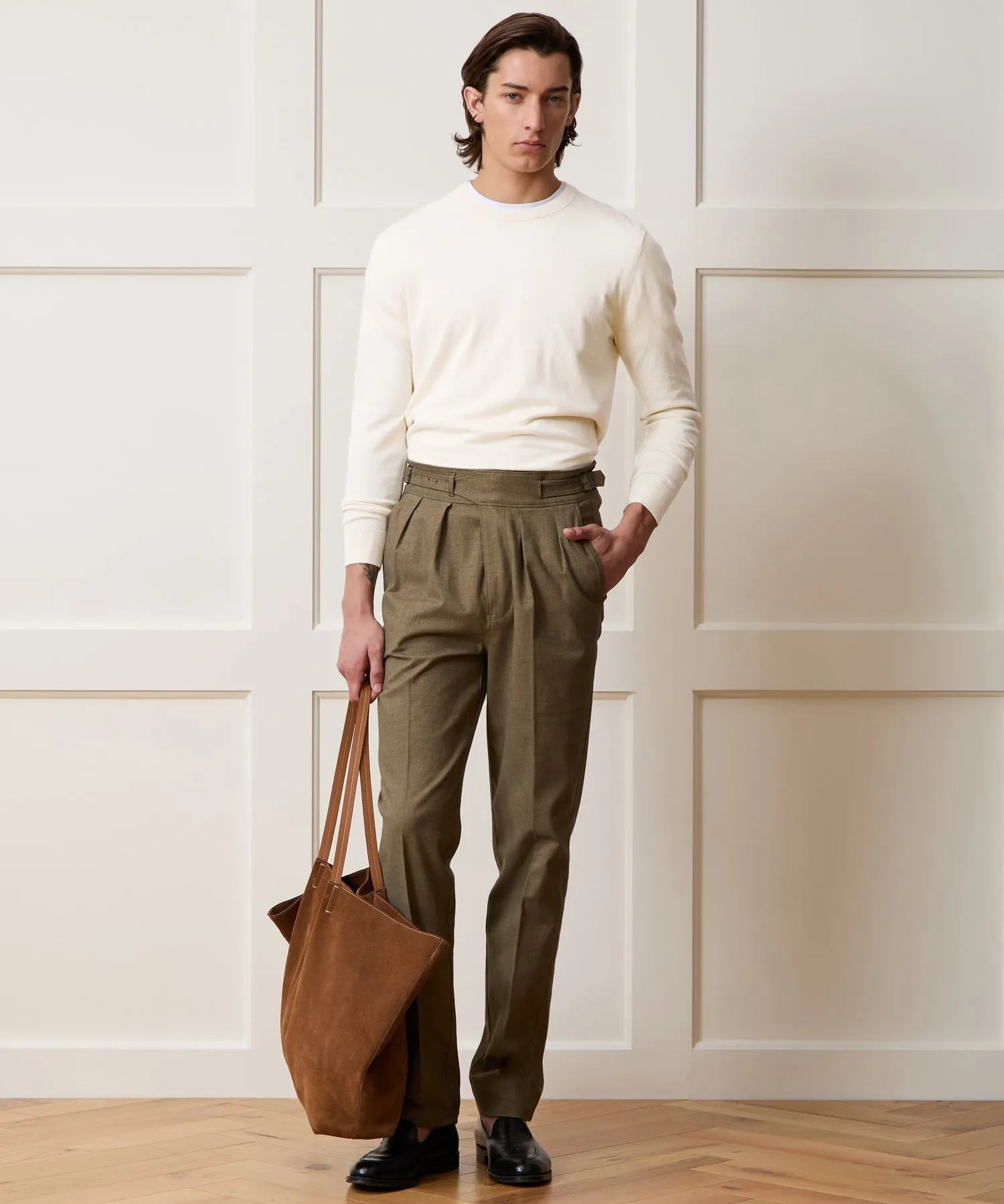 Cotton-Cashmere Crewneck Sweater sold by Todd Snyder product image thumbnail 5