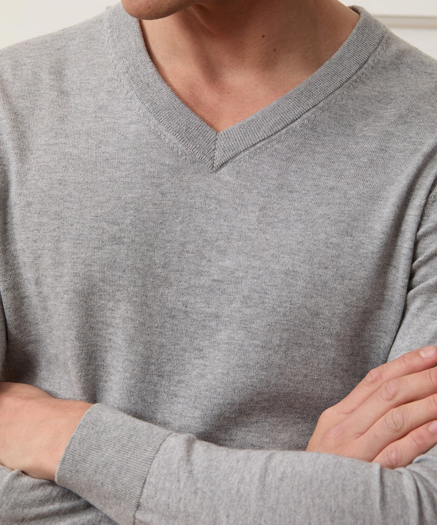 Cotton-Cashmere V-Neck sold by Todd Snyder product image thumbnail 3