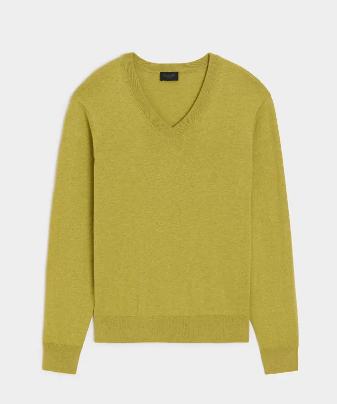 Cotton-Cashmere V-Neck sold by Todd Snyder