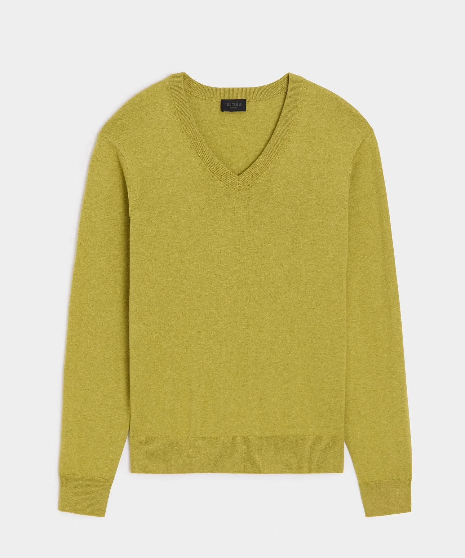 Cotton-Cashmere V-Neck sold by Todd Snyder