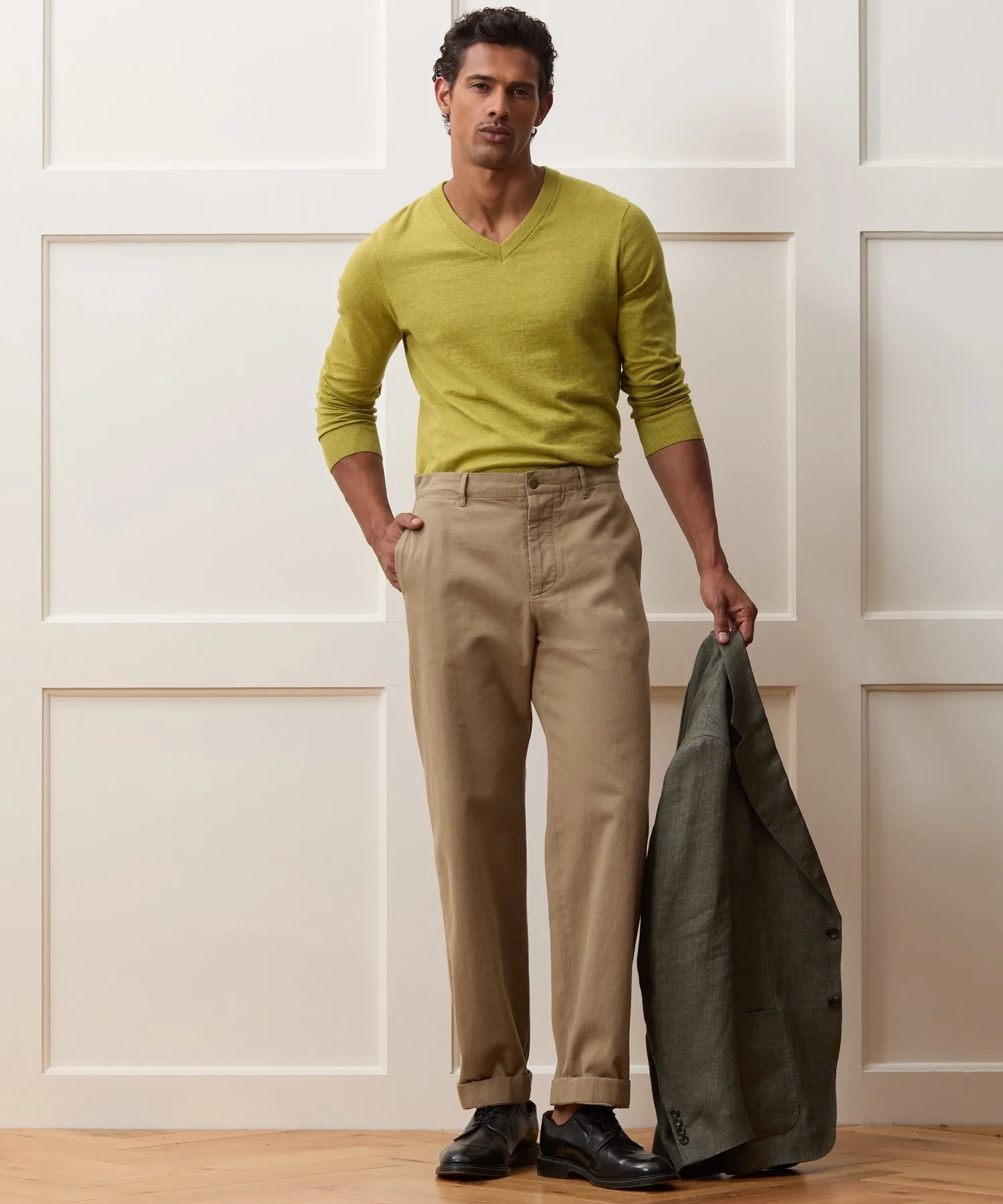 Cotton-Cashmere V-Neck sold by Todd Snyder product image thumbnail 5