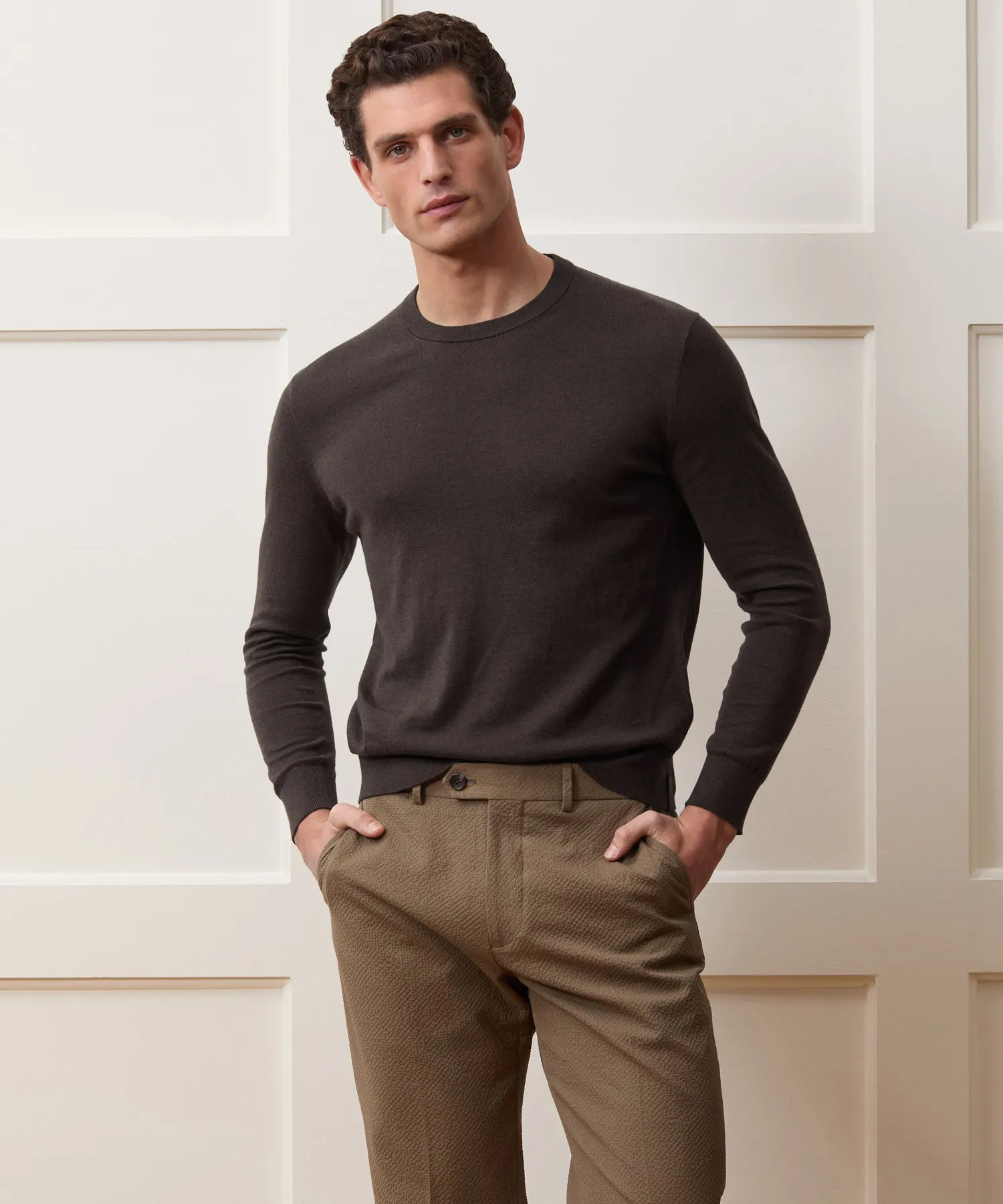 Cotton-Cashmere Crewneck Sweater sold by Todd Snyder product image thumbnail 2