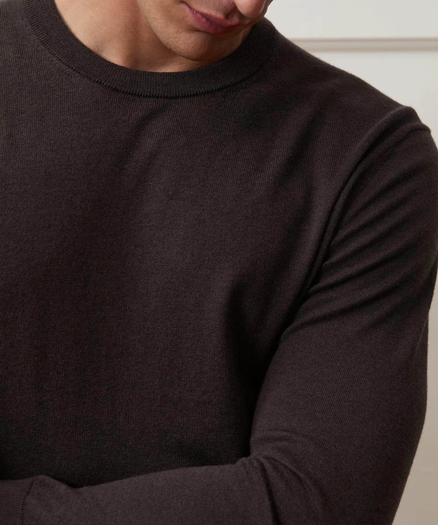 Cotton-Cashmere Crewneck Sweater sold by Todd Snyder product image thumbnail 3